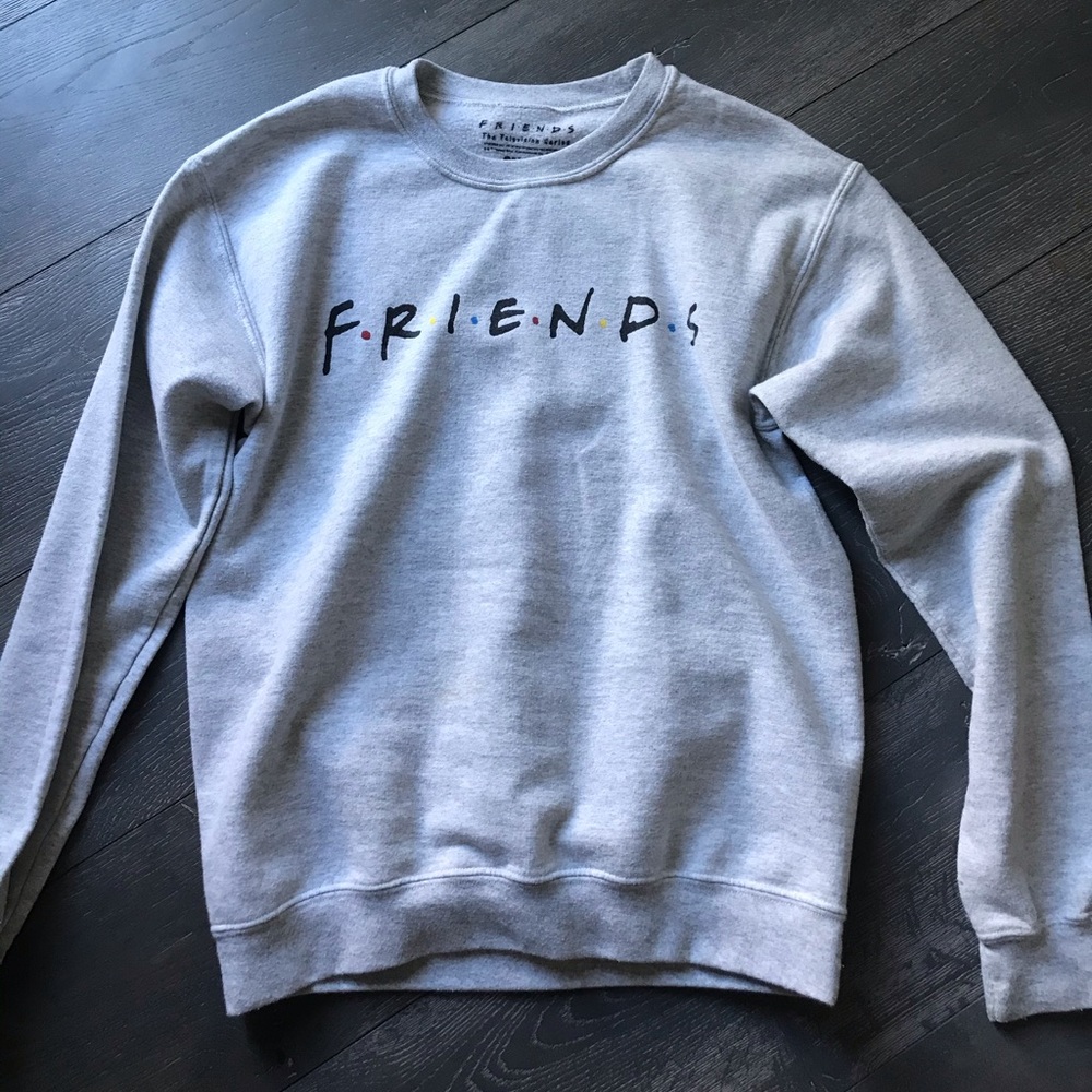 Urban Outfitters grey FRIENDS crew neck